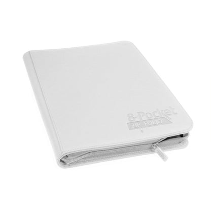 Ultimate Guard 16-Pocket Xenoskin Zipfolio Binder - White