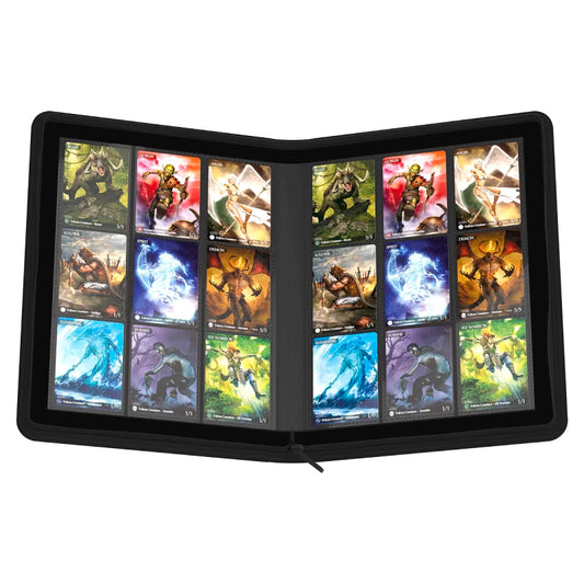 Ultimate Guard 9-Pocket Xenoskin Zipfolio Binder - Black