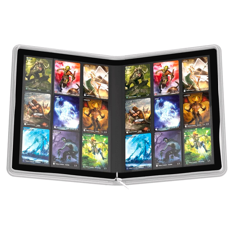 Ultimate Guard 9-Pocket Xenoskin Zipfolio Binder - White